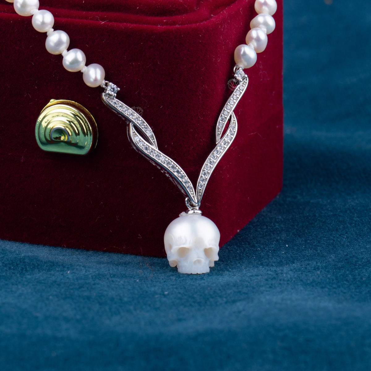 [HAESOOL]925silver☆Classic Oriental Medicine Pearl Necklace a4d30db3-105c-46a2-9b4d-